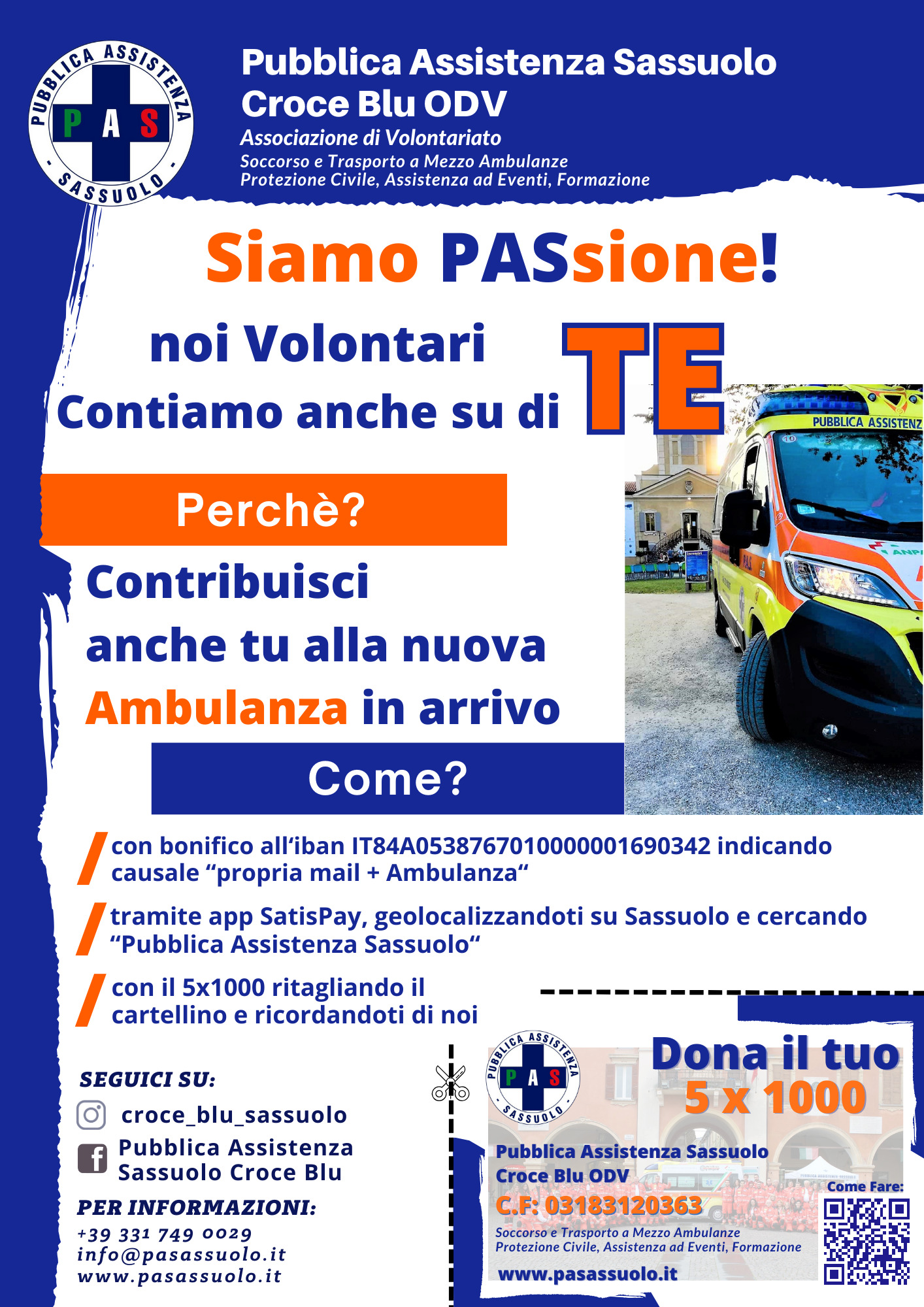 Volantino Raccolta Fondi Ambulanza web